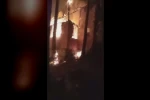 Yaylada 2 katlı evden yükselen alevler ormana sıçramadan söndürüldü