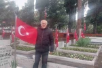 Yeni yılın ilk gününde şehit kardeşini yalnız bırakmadı