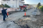 Yenipazar’da yol ve kaldırım çalışmaları sürüyor