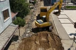 Yenipazar’da yol yenileme çalışmaları Yörük Ali Efe Caddesi’nde sürüyor