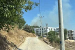 Yerleşim yerlerine yakın makilik alandaki yangın korkuttu