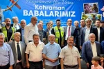 Yeşilyurt Belediyesinden mahalle muhtarlarına "Babalar Günü" vefası