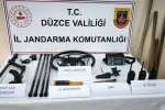 Yığılca’da kaçak kazıya Jandarma baskını