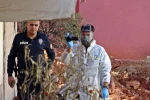 Yıkılacak binadaki yangında erkek cesedi çıktı
