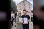 YKS’ye anne-oğul aynı okulda girdi