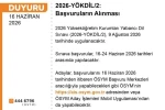 YÖKDİL başvuruları başladı