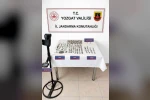 Yozgat’ta tarihi eser nitelikli objeler ele geçirildi