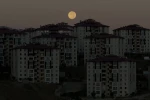 Yüksekova’da dolunay görsel şölen yaşattı
