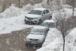 Yüksekova’da lapa lapa kar yağışı başladı