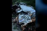 Yüzlerce metrelik yamaçtan böyle yuvarlandı