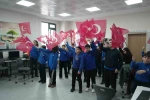 Zabıtadan bayrak sevgisine destek