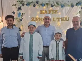 10 yaşında 7 ayda hafız oldu
