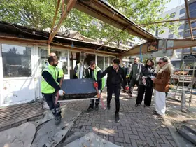 1050 Konutlar’daki yeşil alan işgalden kurtarıldı
