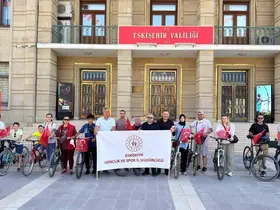 15 Temmuz Demokrasi ve Millî Birlik Günü etkinlikleri kapsamında anlamlı bisiklet turu
