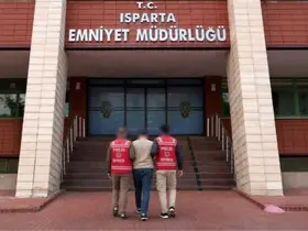 17 yıl 5 ay hapis cezası ile aranan şahıs Isparta’da yakalandı
