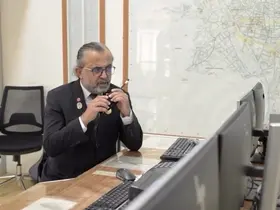 34 yıllık polis memuru meslektaşlarına telsizden veda etti
