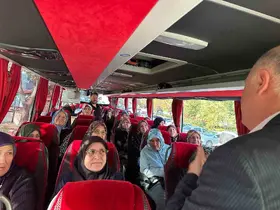 60 yaş üstü kadınlar kültür gezisi için yola çıktı
