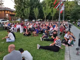 A Milli Kadın Voleybol Takımı’nın, Avrupa şampiyonluğu Düzce’de meydanda izlendi
