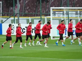 A Milli Takım, Belçika maçının hazırlıklarına başladı
