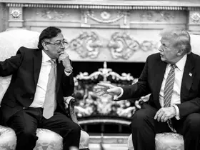 ABD Başkanı Trump, Kolombiya Devlet Başkanı Petro ile bir araya geldi
