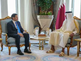 ABD Dışişleri Bakanı Rubio, Katar Emiri Al-Thani ile bir araya geldi
