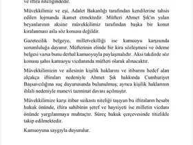 Adalet Bakanı Gürlek’in avukatından Şık’a suç duyurusu