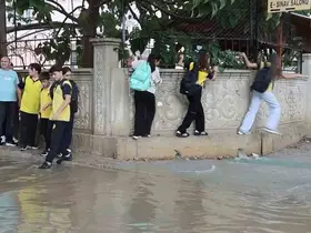 Adana Kozan’da fırtına ve yağmur etkili oldu
