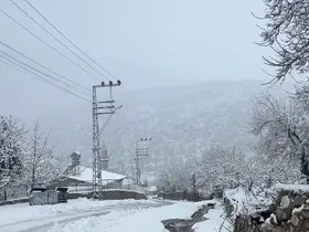 Adana’da yaylalarda kar etkili oldu
