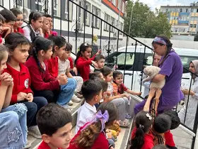 Adıyaman Belediyesi’nden çocuklara hayvan sevgisi buluşması
