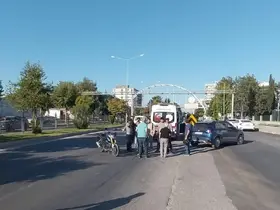 Adıyaman’da otomobil ile motosiklet çarpıştı: 1 yaralı
