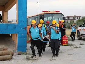 Adıyaman’da UMKE ekiplerinden deprem tatbikatı
