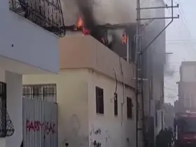 Aile sağlığı merkezinin çatısında korkutan yangın
