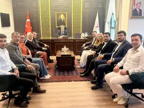 AK Parti Edremit İlçe Teşkilatı’ndan Kaymakam Engin’e ziyaret
