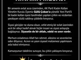 AK Parti’den ölmüş evlat üzerinden yapılan sözlü saldırıya kınama
