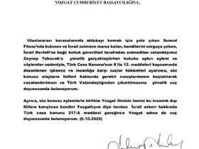 AK Partili Şahan, ’Yozgatlıyım’ diyen İsrail askeri hakkında suç duyurusunda bulundu
