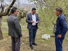 Akçadağ Belediye Başkanı Ulutaş, doludan etkilenen üreticileri ziyaret etti
