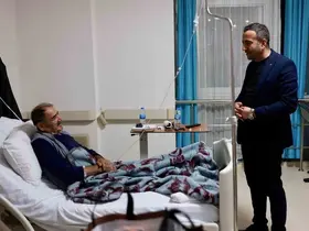 Akçadağ Belediye Başkanı Ulutaş’tan Hastane ziyareti
