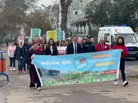 Akçakoca’da sağlık için yürüyüş

