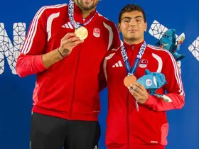 Akdeniz Oyunları’nda Emre Sakçı altın, Nusrat Allahverdi bronz madalya kazandı
