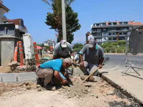 Alanya Kestel Mahallesinde çalışmalar etap etap sürüyor
