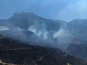 Alanya’daki orman yangınında mücadele ikinci gününde: Bölge dron ile görüntülendi
