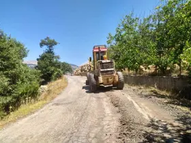 Alanya’nın kırsal yollarında yoğun mesai
