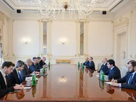 Aliyev, İsrail Dışişleri Bakanı Saar’ı kabul etti
