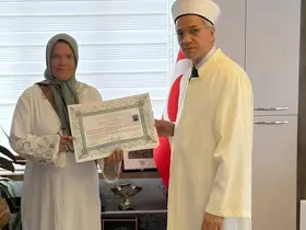 Almanya Vatandaşı Rabea Kanacke’nin İslam yolculuğu Manavgat’ta taçlandı
