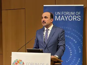 Altay, "6. Birleşmiş Milletler Belediye Başkanları Forumu"na katıldı