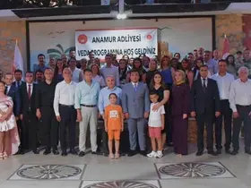 Anamur Adliyesinde görev yeri değişen yargı mensuplarına veda programı
