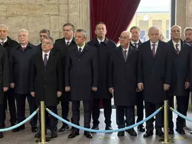 Anıtkabir’de 23 Nisan töreni
