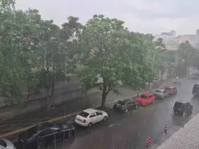 Ankara’da dolu yağışı etkili oldu
