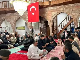 Ankara’da gaziler sabah namazında buluştu

