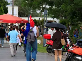 Antalya 2 saat arayla iki farklı mevsim yaşadı
